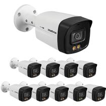 Kit 10 Câmeras Multi HD 2 Megapixels 40m VHD 3240 FULL COLOR G6 Intelbras
