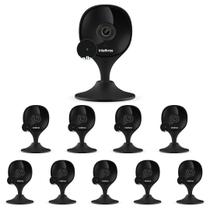Kit 10 Câmeras Wi-Fi Inteligente Com Alarme e Armazenamento em Nuvem iMX C Black Intelbras Kit 10 Câmeras Wi-Fi Inteligente Com Alarme e Armazenamento em Nuvem iMX C Black Intelbras