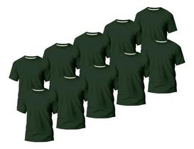 Kit 10 Camiseta Básica Masculina Atacado Lisas