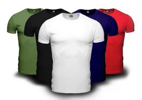 Kit 10 Camisetas Adulto Básica. Uso casual e esportivo