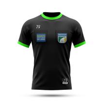 Kit 10 Camisetas Árbitro Futebol Profissional Arbitragem Dry