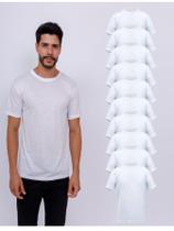 Kit 10 Camisetas Básica Masculina 100% Poliéster - RCV STORE