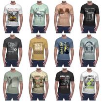 kit 10 camisetas masculina de qualidade algodão fio