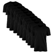 Kit 10 Camisetas Masculina Lisa Básica 100% Algodão