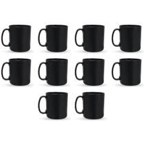 Kit 10 Canecas 400ml de Plástico Para Festas Crianças Merenda Cantina Escola Creche Colorida