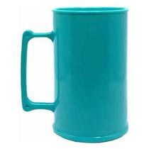 KIT 10 Canecas De Chopp 400ml Caneca Acrilico Premium Liso Sem Gravar