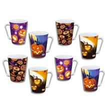 Kit 10 Canecas Festa Halloween Atacado Dia Das Bruxas Decoração Festa Temática divertido assustador Kit 10 Canecas Festa Halloween Atacado Dia Das Bruxas Decoração Festa Temática divertido assustador