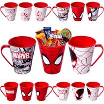 Kit 10 Canecas Homem Aranha Lembrancinhas e Decoração festa infantil Kit 10 Canecas Homem Aranha Lembrancinhas e Decoração festa infantil