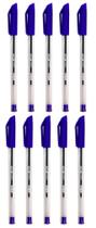 Kit 10 Caneta Esferográfica Simple Preto Azul Jocar Leoeleo Kit 10 Caneta Esferográfica Simple Preto Azul Jocar Leoeleo