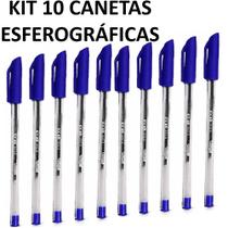 Kit 10 caneta esferográfica simples jocar office ponta 1.0mm Kit 10 caneta esferográfica simples jocar office ponta 1.0mm