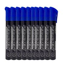Kit 10 Canetão Marcador Permanente Pincel Atômico Ponta Fina