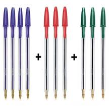 Kit 10 Canetas Bic Cristal Ponta Média 1.0 Esferográfica