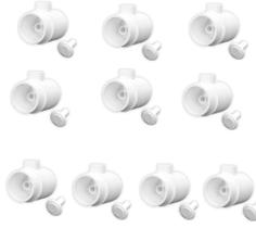 Kit 10 CANHAO HIDROMASSAGEM E VALVULA BRUSTEC