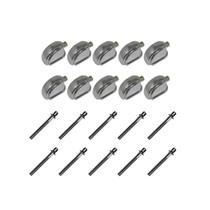 Kit 10 Canoas Tom Caixa Cromo 19.10 + 10 Parafuso 51x 6mm M6 - Spanking Kit 10 Canoas Tom Caixa Cromo 19.10 + 10 Parafuso 51x 6mm M6 - Spanking