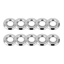 Kit 10 Canopla Tampa Acabamento Torneira Inox Cromado 3/4''