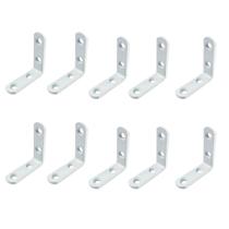 Kit 10 Cantoneira De Metal 4 Furos 5 Cm X 5 Cm Branca Bals Kit 10 Cantoneira De Metal 4 Furos 5 Cm X 5 Cm Branca Bals