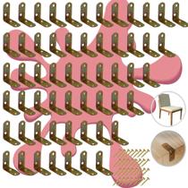 Kit 10 Cantoneira L Metal Reforço Moveis 3cm Parafusos 100