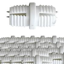 Kit 10 capa emenda mangueira led c/ rosca dois lados incolor Kit 10 capa emenda mangueira led c/ rosca dois lados incolor