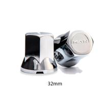 Kit 10 Capa Porca Cromada Com Logo MAN - 32mm