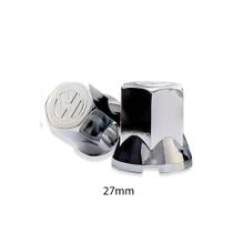 Kit 10 Capa Porca Cromada Com Logo VW - 27mm