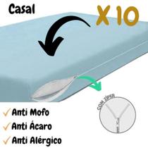 Kit 10 Capa Protetora Para Colchão De Casal Com Zíper ul