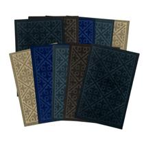 Kit 10 Capachos Porta Entrada 37x57 Emborrachado Tapete Casa Escritório Apartamento Sortido