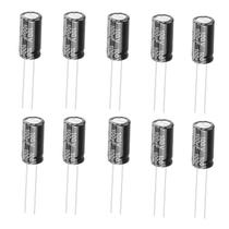 Kit 10 Capacitor 100x100 100uf 100V Para Alto Falante Som Kit 10 Capacitor 100x100 100uf 100V Para Alto Falante Som