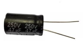 Kit 10 Capacitor Eletrolítico 47uf 250v 105o 13x20mm