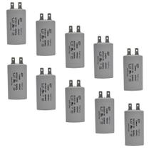 Kit 10 Capacitor Permanente 10uF 440/450Vac EPX com Terminal Duplo Kit 10 Capacitor Permanente 10uF 440/450Vac EPX com Terminal Duplo