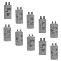 Kit 10 Capacitor Permanente 11uF 380/400Vac EPX com Terminal Duplo Kit 10 Capacitor Permanente 11uF 380/400Vac EPX com Terminal Duplo