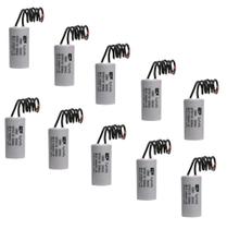 Kit 10 Capacitor Permanente 12uF 250Vac EPX com Fio