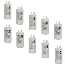 Kit 10 Capacitor Permanente 15uF 380/400Vac EPX com Terminal Duplo