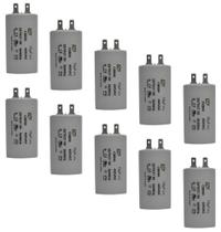 Kit 10 Capacitor Permanente 16uF 380/400Vac EPX com Terminal Duplo Kit 10 Capacitor Permanente 16uF 380/400Vac EPX com Terminal Duplo