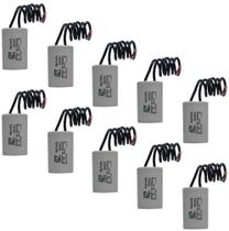 Kit 10 Capacitor Permanente 18uF 250Vac EPX com Fio