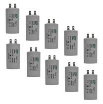 Kit 10 Capacitor Permanente 19uF 380/400Vac EPX com Terminal Duplo Kit 10 Capacitor Permanente 19uF 380/400Vac EPX com Terminal Duplo