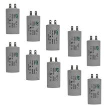Kit 10 Capacitor Permanente 19uF 440/450Vac EPX com Terminal Duplo