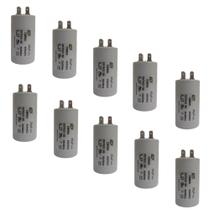 Kit 10 Capacitor Permanente 20uF 440/450Vac EPX com Terminal Duplo Kit 10 Capacitor Permanente 20uF 440/450Vac EPX com Terminal Duplo