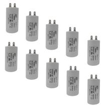 Kit 10 Capacitor Permanente 25uF 380/400Vac EPX com Terminal Duplo
