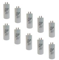 Kit 10 Capacitor Permanente 35uF 440/450Vac EPX com Terminal Duplo