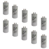 Kit 10 Capacitor Permanente 45uF 440/450Vac EPX com Terminal Duplo Kit 10 Capacitor Permanente 45uF 440/450Vac EPX com Terminal Duplo