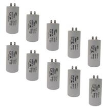 Kit 10 Capacitor Permanente 50uF 380/400Vac EPX com Terminal Duplo
