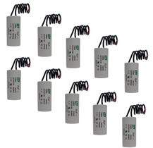 Kit 10 Capacitor Permanente 55uF 250Vac EPX com Fio Kit 10 Capacitor Permanente 55uF 250Vac EPX com Fio