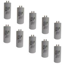 Kit 10 Capacitor Permanente 60uF 440/450Vac EPX com Terminal Duplo Kit 10 Capacitor Permanente 60uF 440/450Vac EPX com Terminal Duplo