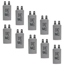 Kit 10 Capacitor Permanente 6uF 380/400Vac EPX com Terminal Duplo Kit 10 Capacitor Permanente 6uF 380/400Vac EPX com Terminal Duplo