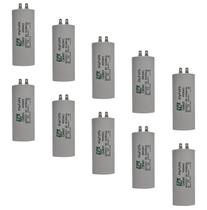Kit 10 Capacitor Permanente 80uF 380/400Vac EPX com Terminal Duplo Kit 10 Capacitor Permanente 80uF 380/400Vac EPX com Terminal Duplo