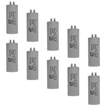 Kit 10 Capacitor Permanente 80uF 440/450Vac EPX com Terminal Duplo Kit 10 Capacitor Permanente 80uF 440/450Vac EPX com Terminal Duplo