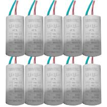 Kit 10 capacitor permanente duplo 1,5 2,5uf/250v sibratec Kit 10 capacitor permanente duplo 1,5 2,5uf/250v sibratec