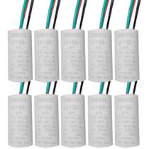 Kit 10 capacitor permanente duplo 4 6 uf 250v sibratec Kit 10 capacitor permanente duplo 4 6 uf 250v sibratec