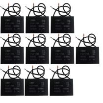 Kit 10 capacitor polipropileno 4,75x450v - quadrado cbb61 Kit 10 capacitor polipropileno 4,75x450v - quadrado cbb61