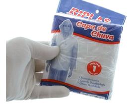 Kit 10 Capas De Chuva Descartável Transp - Estádio Riplas